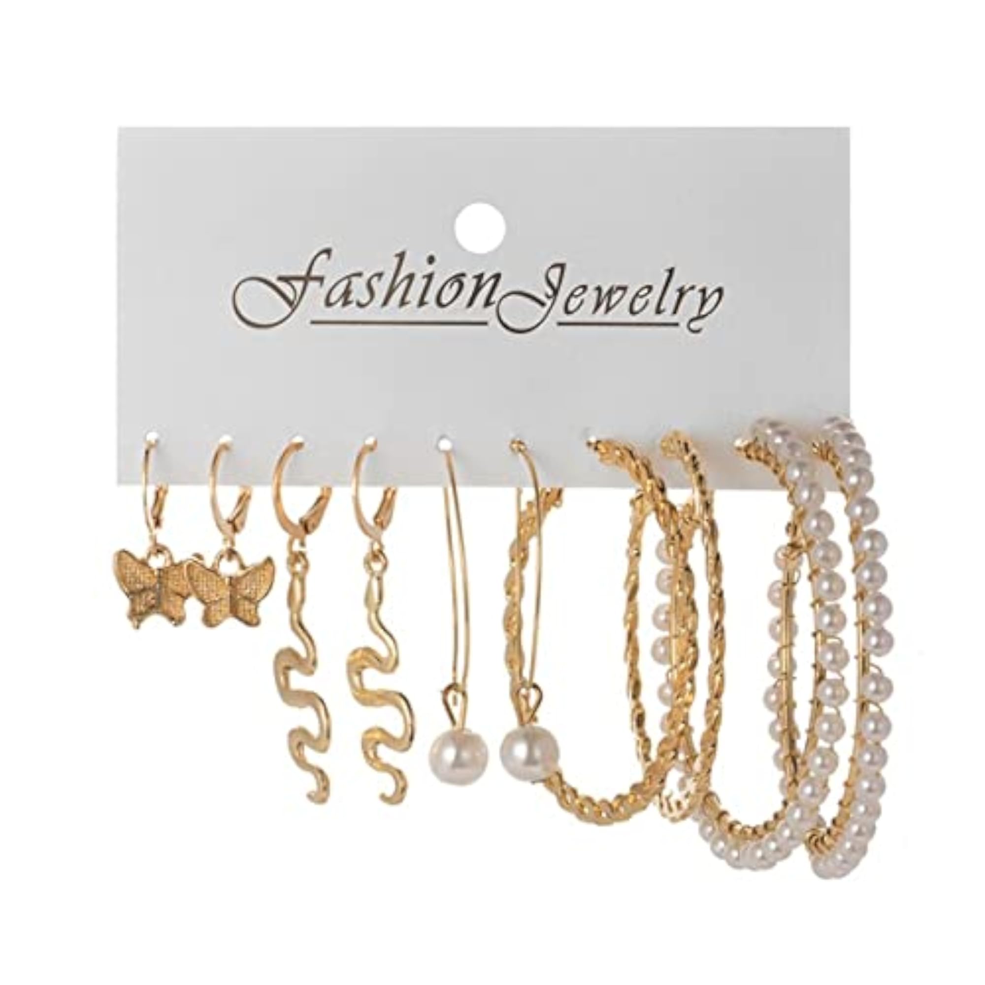 Gold-Plated Drop Earrings JG-PC-ERG-8667